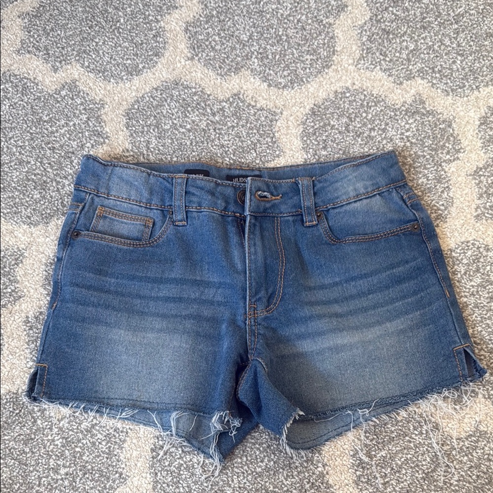 Hudson Jeans Blue Denim Cut-Off Shorts